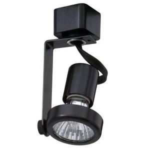 lot 45750 image: (UNUSED) 3 pack Juno Lighting Track Lighting Head Gimbaled Blk 2 18in R711 BL (light bulbs sold separately)  - Retail $54