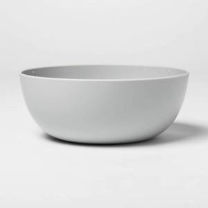 lot 45752 image: FACTORY SEALED - 37oz Plastic Cereal Bowl Gray. Great for camping, Tailgating and gatherings. (Boxe of 24)