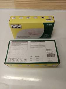 lot 45777 image: FACTORY SEALED - Condor Clear Vinyl Disposable Gloves ANSI approved for food contact Size M 100 PCS 2 (200 pcs total) (Lot of 2 boxes)