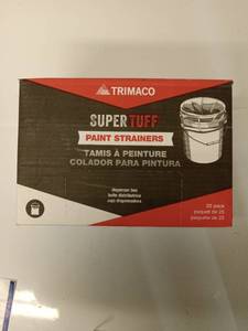 lot 45778 image: (UNUSED) Trimaco SuperTuff Paint Strainers - 25 Pack