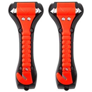 lot 49403 image: (UNUSED) SINSEN Car Safety Hammer Set of 2 Emergency Escape Tool Auto Car Window Glass Hammer Breaker and Seat Belt Cutter Escape 2-in-1 for Family Rescue & Auto Emergency Escape Tools