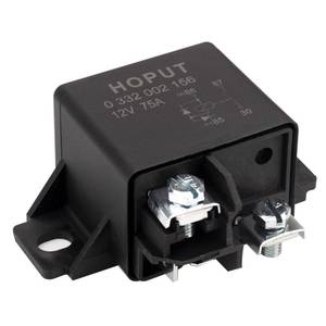 lot 49407 image: (UNUSED) HOPUT 0332002156 V23232-a0001-y003 Normal Open Power Relay,12V, 75A, Pack of 1