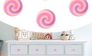 lot 49432 image: (UNUSED) CcHhyyt 3pcsSet Cartoon Shape Soft Rubber Knobs and Drawer Knobs for Closets, Organizer Box, Bookcase (C, Pink)