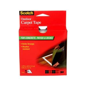 lot 49442 image: FACTORY SEALED - 3M Scotch Double-Sided Carpet Tape 1.3 in x 40 ft �� Heavy Duty IndoorOutdoor Rug Gripper for Hardwood, Vinyl, Tile & Concrete Floors �� Non-Slip Adhesive for Area Rugs and Mats