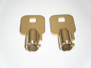 lot 49445 image: (UNUSED) Sentry Safe Keys Code Cut from 2051 to 2100 Tubular Barrel Round Ace Key (2068)