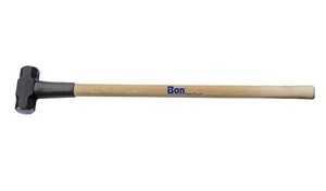 lot 49449 image: (UNUSED) Bon Tool 84-576 16-Pound Double Face Sledge Hammer, Hickory Handle, Multi