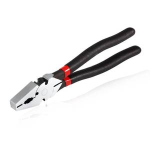 lot 49457 image: SPEEDWOX 10 Inch Square Nose Fence Pliers, High-Leverage Linemans Pliers with shear-type wire cutters, Multi-purpose Fence Tool