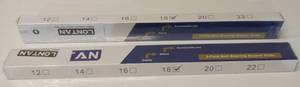 lot 45692 image: FACTORY SEALED - Lontan 3-Fold Ball Bearing soft close 22 Drawer Slides  