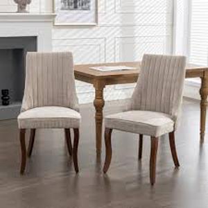 lot 27532 image: Simplie Fun Premium Upholstered Dining Chair with High Back
