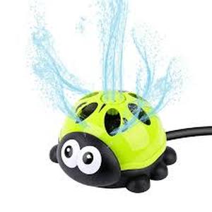lot 27564 image: FiGoal Ladybug Sprinkler Outdoor Water Activity Spray Sprinkler for Toddlers Boys and Girls-Spinning Cute Beetle Shape Spray Sprinkler for Backyard Splash Games Courtyard Swirl Water Game for Summer
