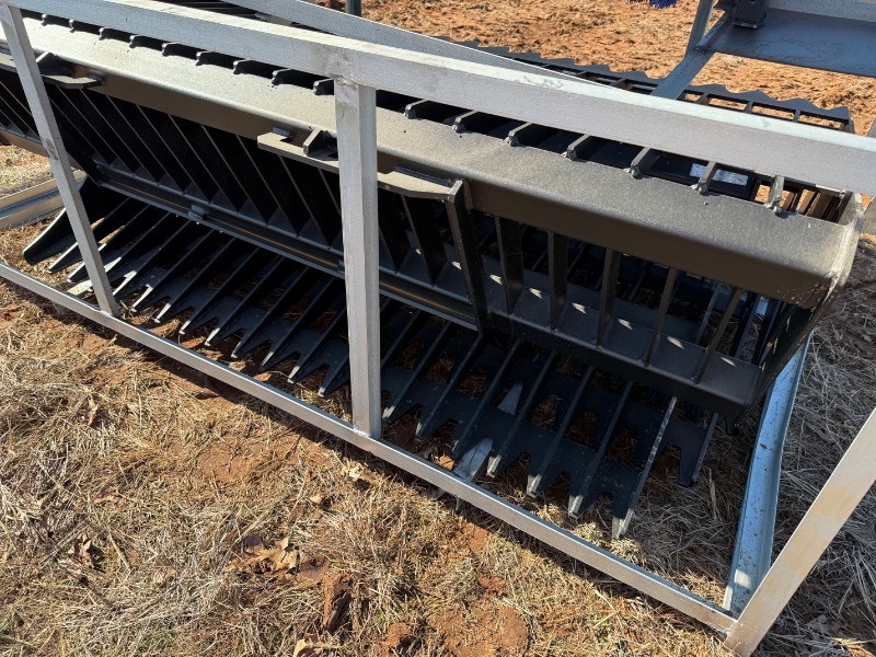 lot 581 image: One Unused 66 inch Rock Bucket for quick attach applications