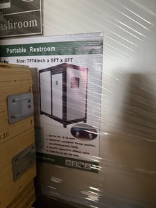 lot 936 image: Unused Portable Bathroom with Shower- The Ultimate Porta Potty with really nice amenities