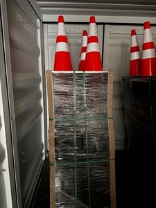 lot 990 image: Unused Traffic Safety Cones  100 Cones per Lot
