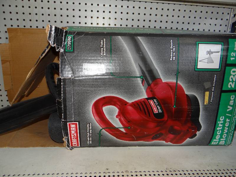 lot 4696 image: Craftsman electric blowervac