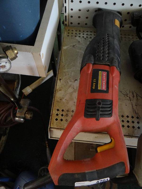lot 4701 image: Craftsman reciprocating saw