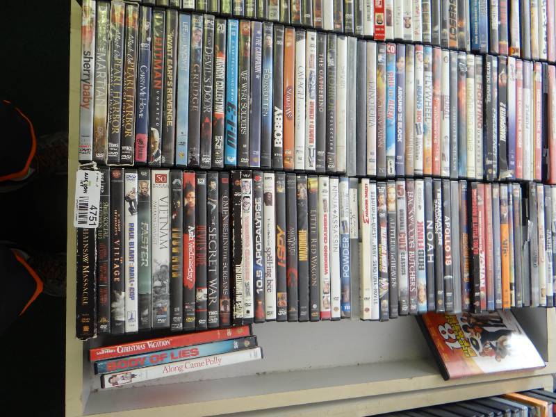lot 4751 image: Large lot of DVDs