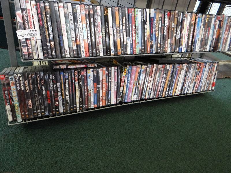 lot 4756 image: Large lot of DVDs