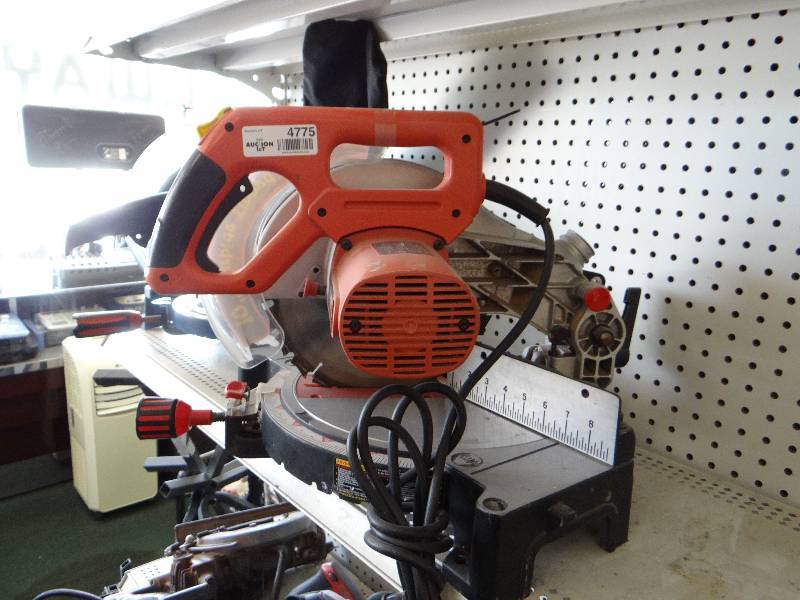 lot 4775 image: 10 inch tradesman miter saw