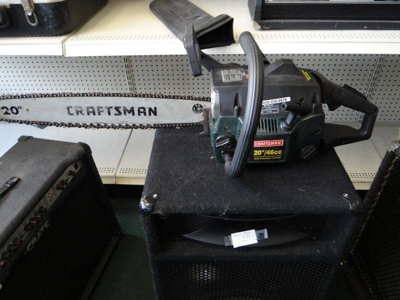 lot 4805 image: Craftsman 20 x 46cc chain saw