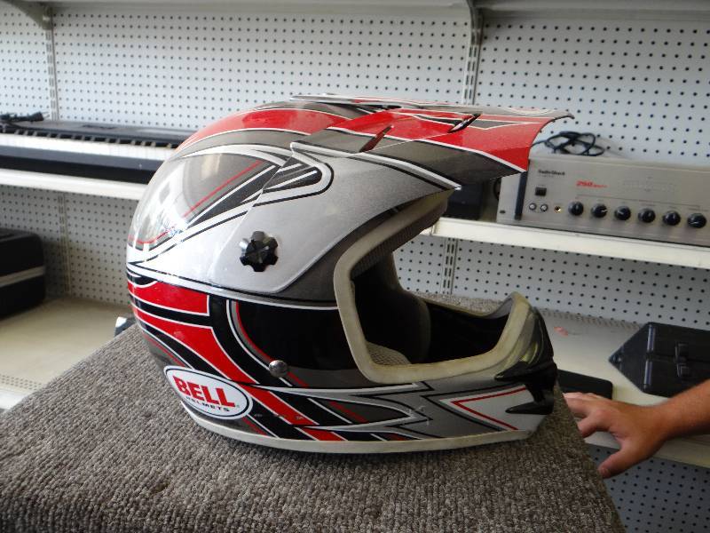 lot 4814 image: SM dirt bike helmet