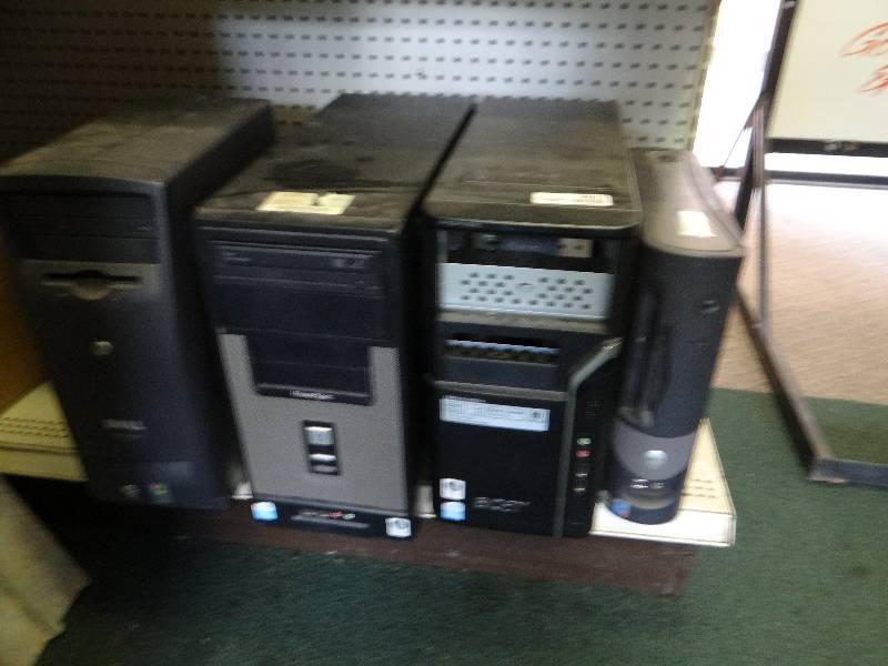 lot 4841 image: 5 computer towers