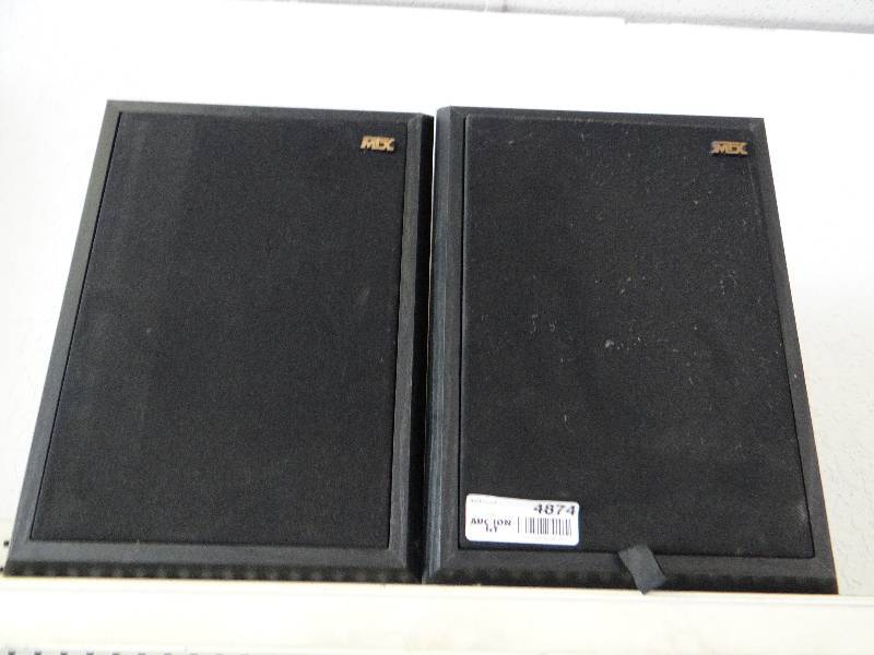 lot 4874 image: 2 mtx 80 watt speakers