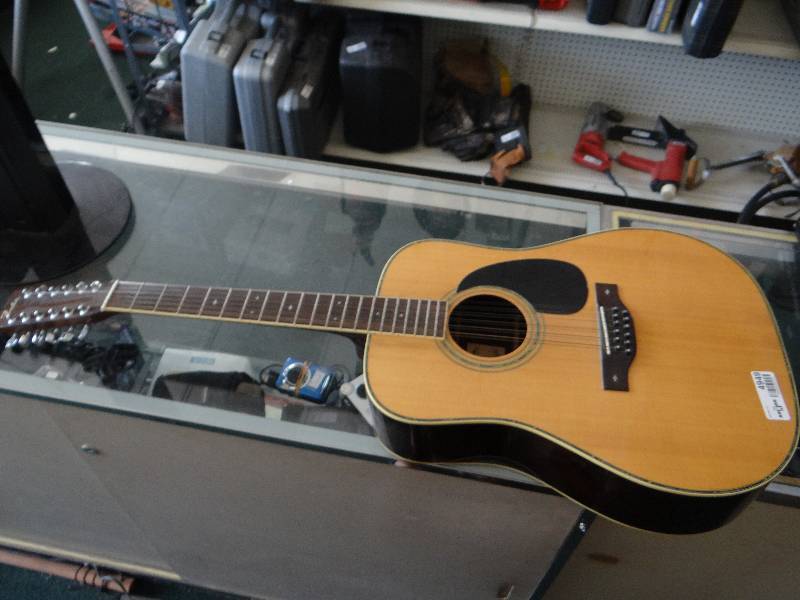 lot 4949 image: 12 string Fender acoustic guitar