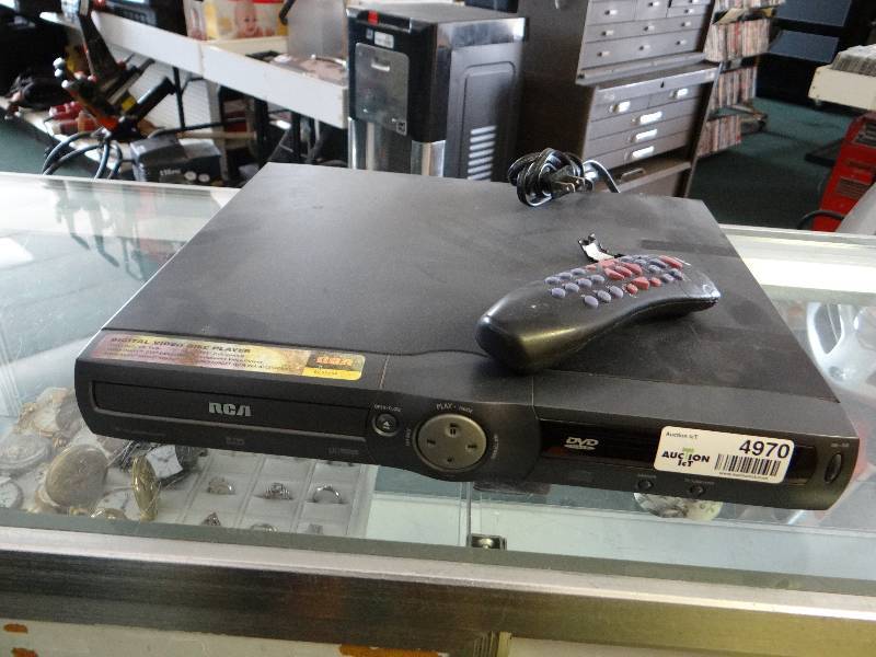lot 4970 image: RCA dvd player w remote