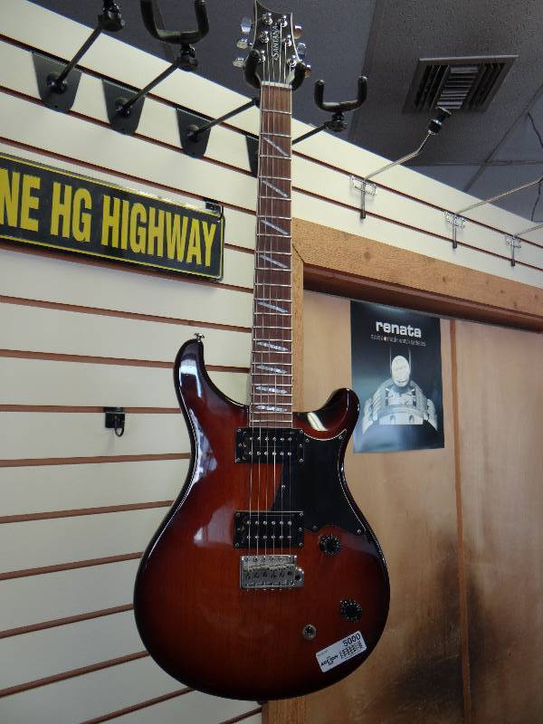 lot 5000 image: Santana SE electric guitar