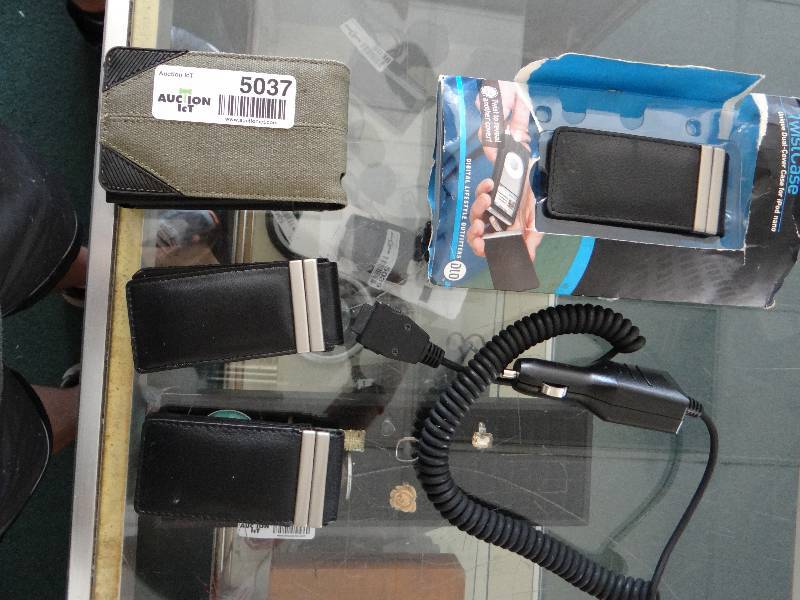 lot 5037 image: 4 brand new ipod cases w charger