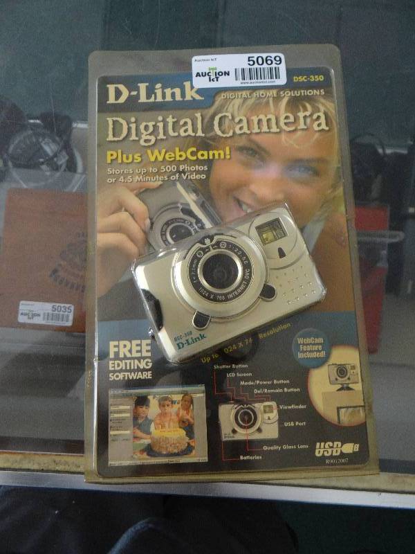 lot 5069 image: D-Link Digital camera brand new in package still