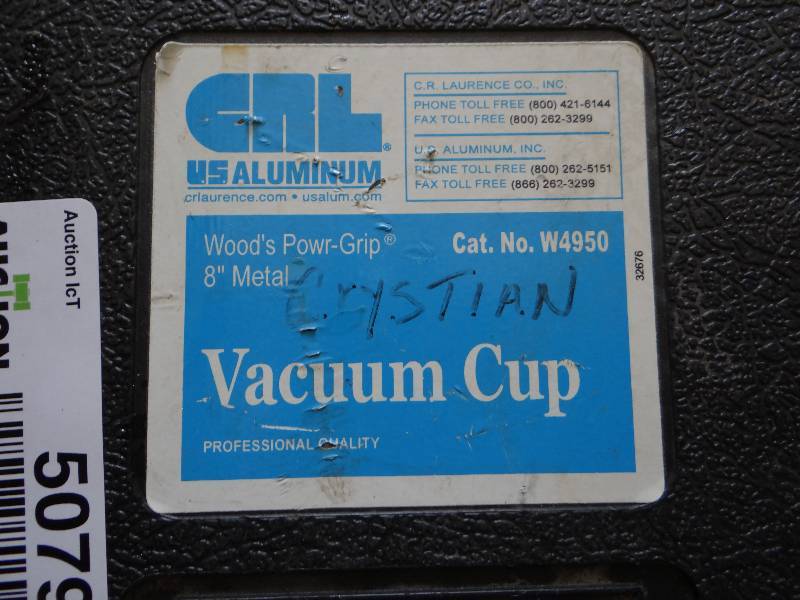 lot 5079 image: Woods powr-grip 8 metal vacuum cup