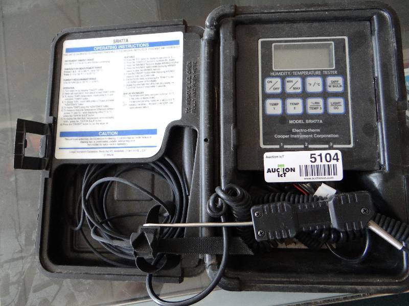 lot 5104 image: Electro-therm humidityTemperature tester
