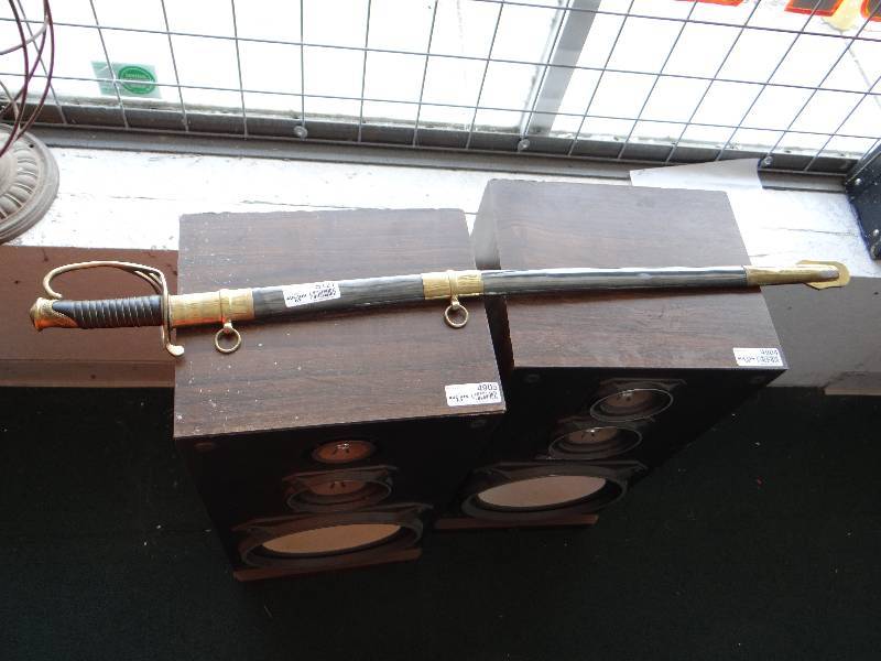 lot 5127 image: C.S.A sword w 33 inch blade made in India