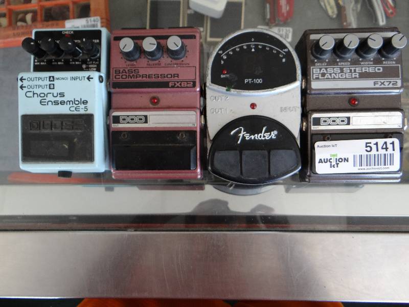 lot 5141 image: Bass stereo flanger, chorus ensemble, & bass compressor