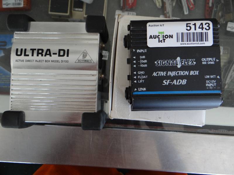 lot 5143 image: Active direct box & active direct inject box
