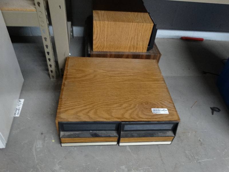 lot 13428 image: 3 cassette tape trays.