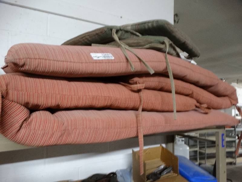 lot 13441 image: Lot of outdoor cushions.