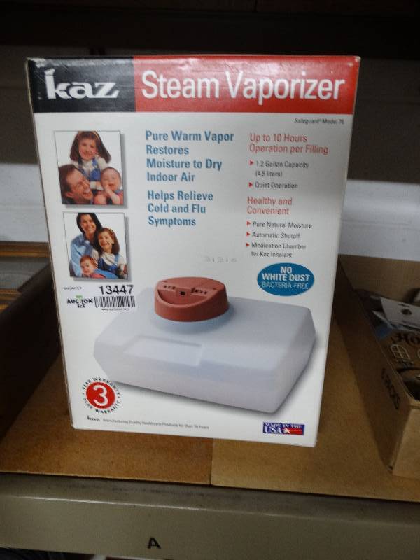 lot 13447 image: Kaz steam vaporizer.