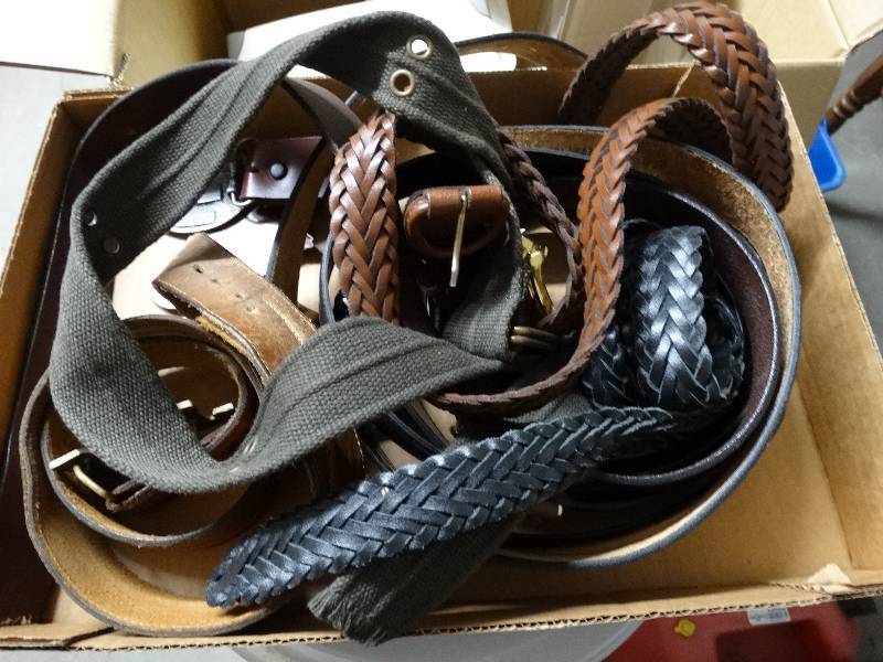lot 13449 image: Lot of various belts.