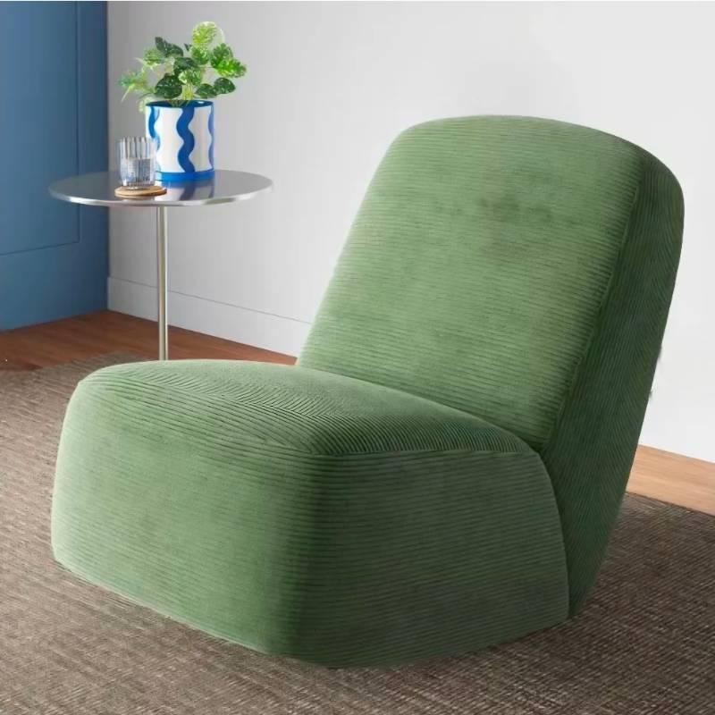 lot 19416 image: Mid-Century Corduroy Upholstered Chair - Retail $150