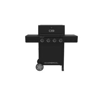 lot 2 image: Char-Broil 4 Burner 25000 BTU Gas Grill 463351125 BlackSilver - Retail $350