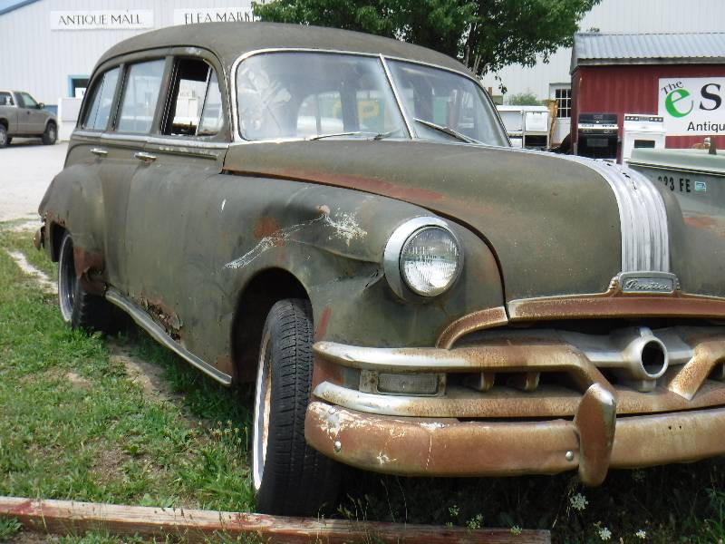 lot 7031 image: 1951 pontiac wagon