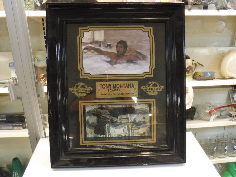 lot 7034 image: Tony Montana scarface wall decor