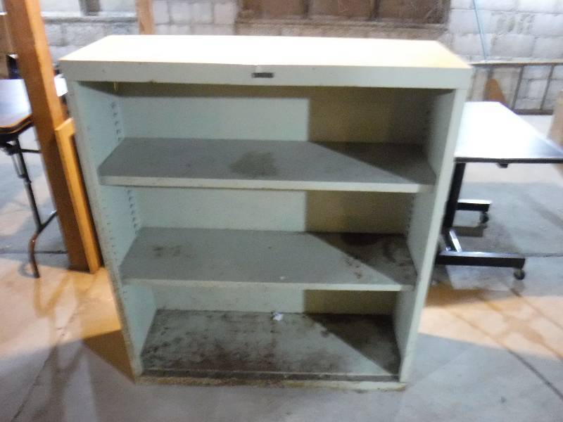 lot 7056 image: metal shelf