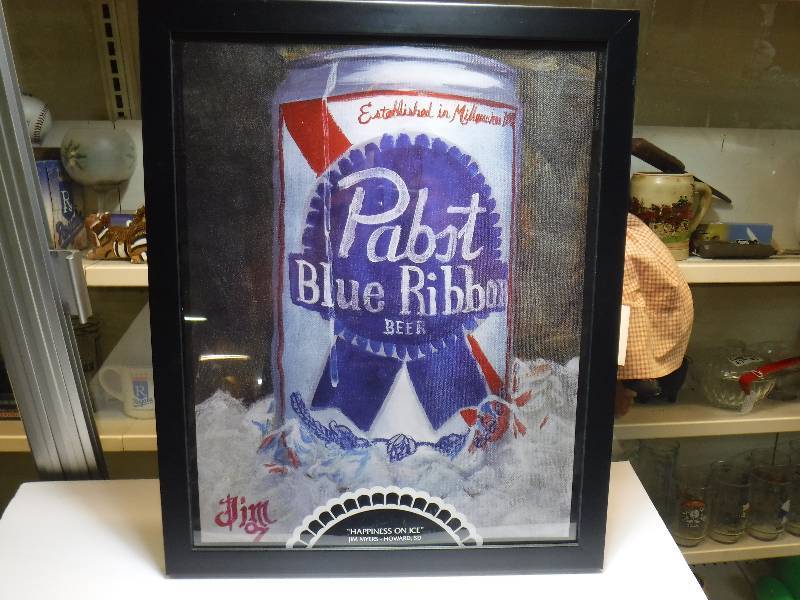 lot 7089 image: pabst wall decor