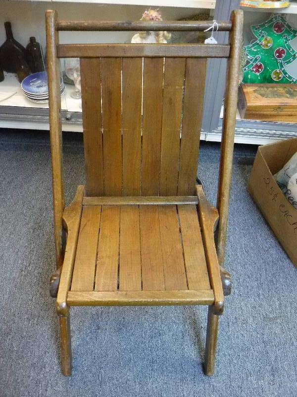 lot 7046 image: antique wood chairs Qty 2