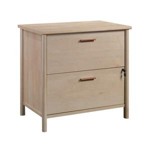 lot 20137 image: Whitaker Point 2 Drawer Lateral File Natural Maple - Sauder Home Office, MDF, Metal Hardware - Retail $650