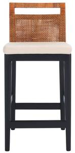 lot 20150 image: Darin Counter Stool - Brown, Black & White - Retail $321