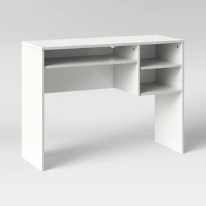 lot 20154 image: Student Writing Desk with Storage White - Room Essentials��